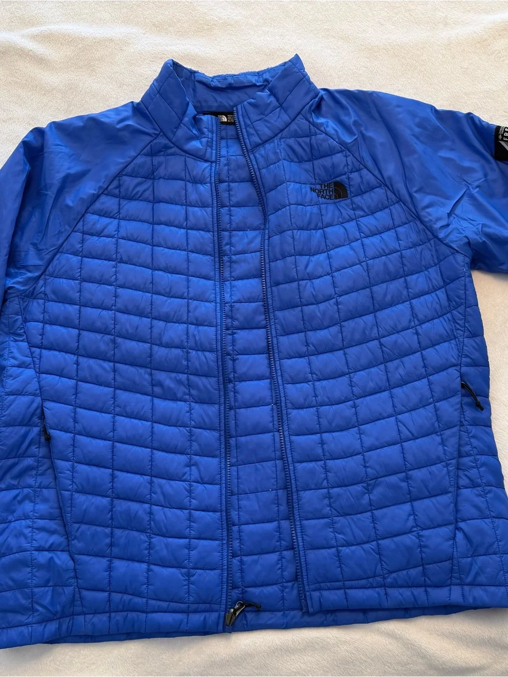 The North Face Men’s Deep Blue Hooded Raincoat with Liner